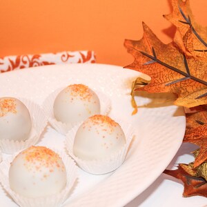 Pumpkin Bread Bites Iced in Buttercream 1 Dozen image 2