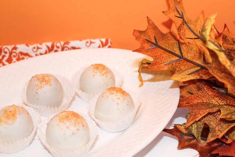 Pumpkin Bread Bites Iced in Buttercream 1 Dozen image 2