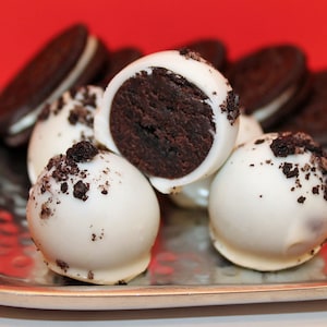 Oreo Chocolate Covered Truffles Oreo Cake Bites World Famous - Etsy