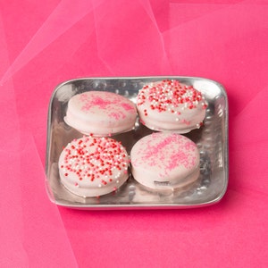 Valentines Chocolate Covered Sandwich Cookies 1 Dozen Cookies Come Packaged as a Valentines Gift image 4