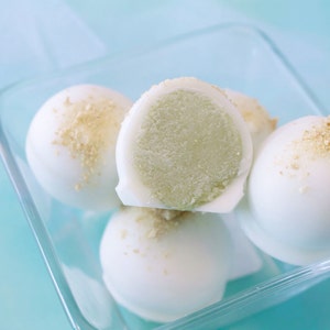 Key Lime Truffles, White Chocolate Covered Cake Balls, Summer Desserts