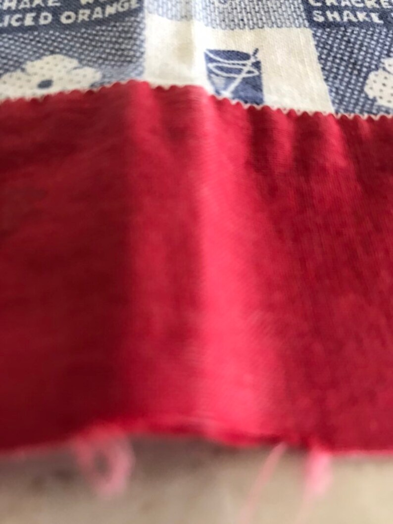 Vintage Bar Towel With Cocktail Recipes Etsy