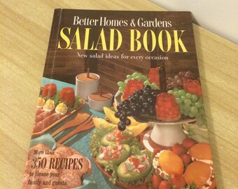 Vintage Mid-Century Better Homes and Gardens Salad Cookbook
