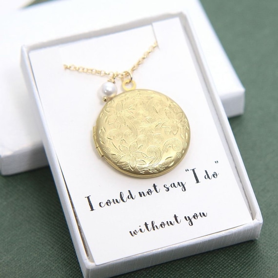 Bridesmaids Necklace Thank You Gifts for Bridesmaids I Etsy