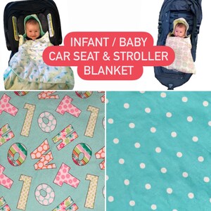 Baby Car Seat and Stroller Blanket - Baby - Infant - Car Seat Blanket - Stroller Blanket - Car Blanket