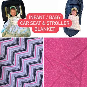 Baby Car Seat and Stroller Blanket - Baby - Infant - Car Seat Blanket - Stroller Blanket - Car Blanket