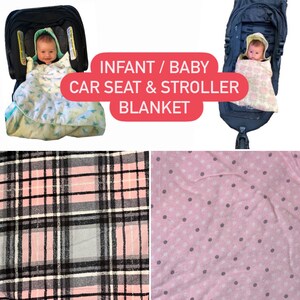 Baby Car Seat and Stroller Blanket - Baby - Infant - Car Seat Blanket - Stroller Blanket - Car Blanket
