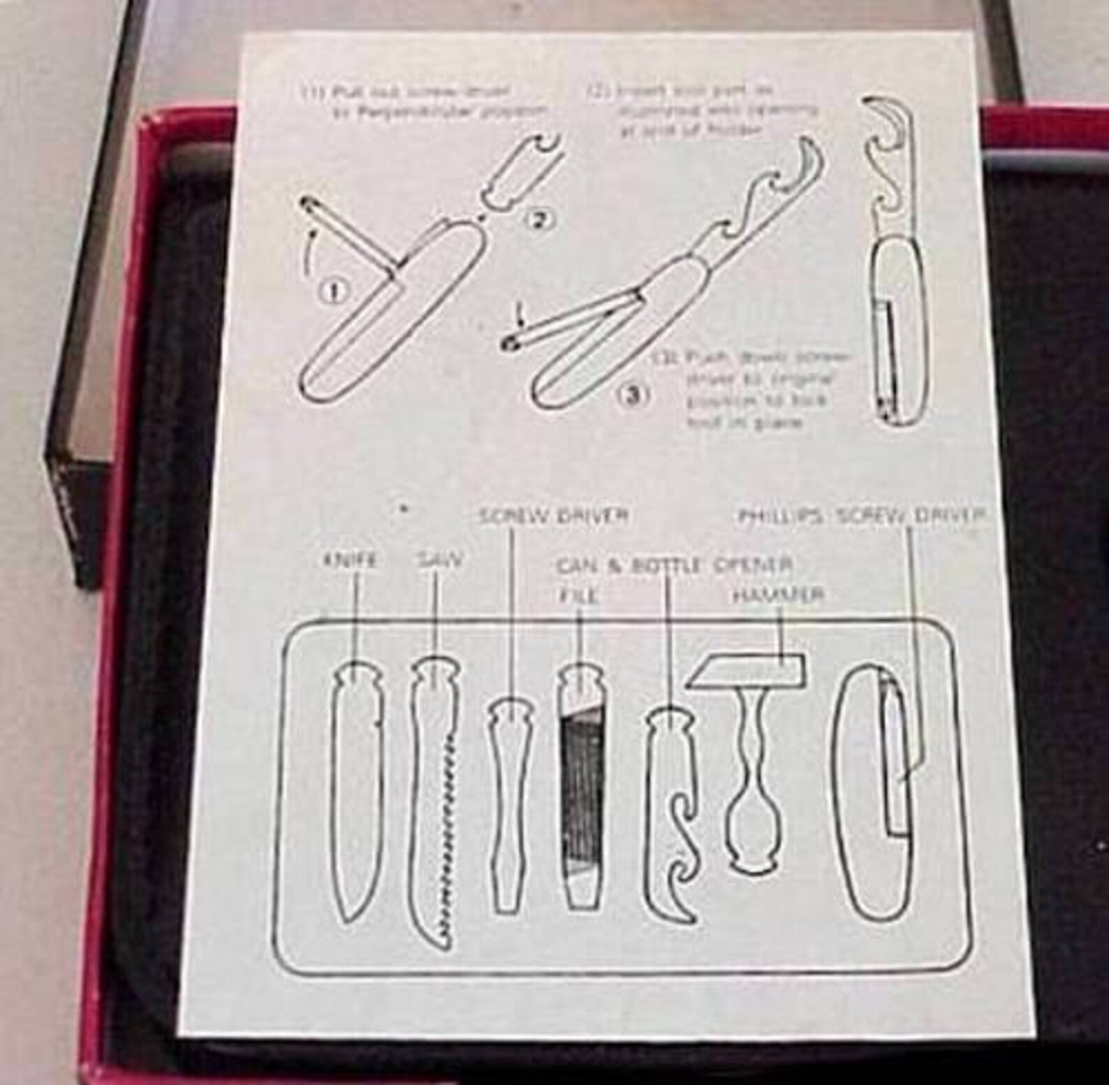 7 Piece BARLOW Japanese Tool KIT and Knife Set Interchangeable Etsy