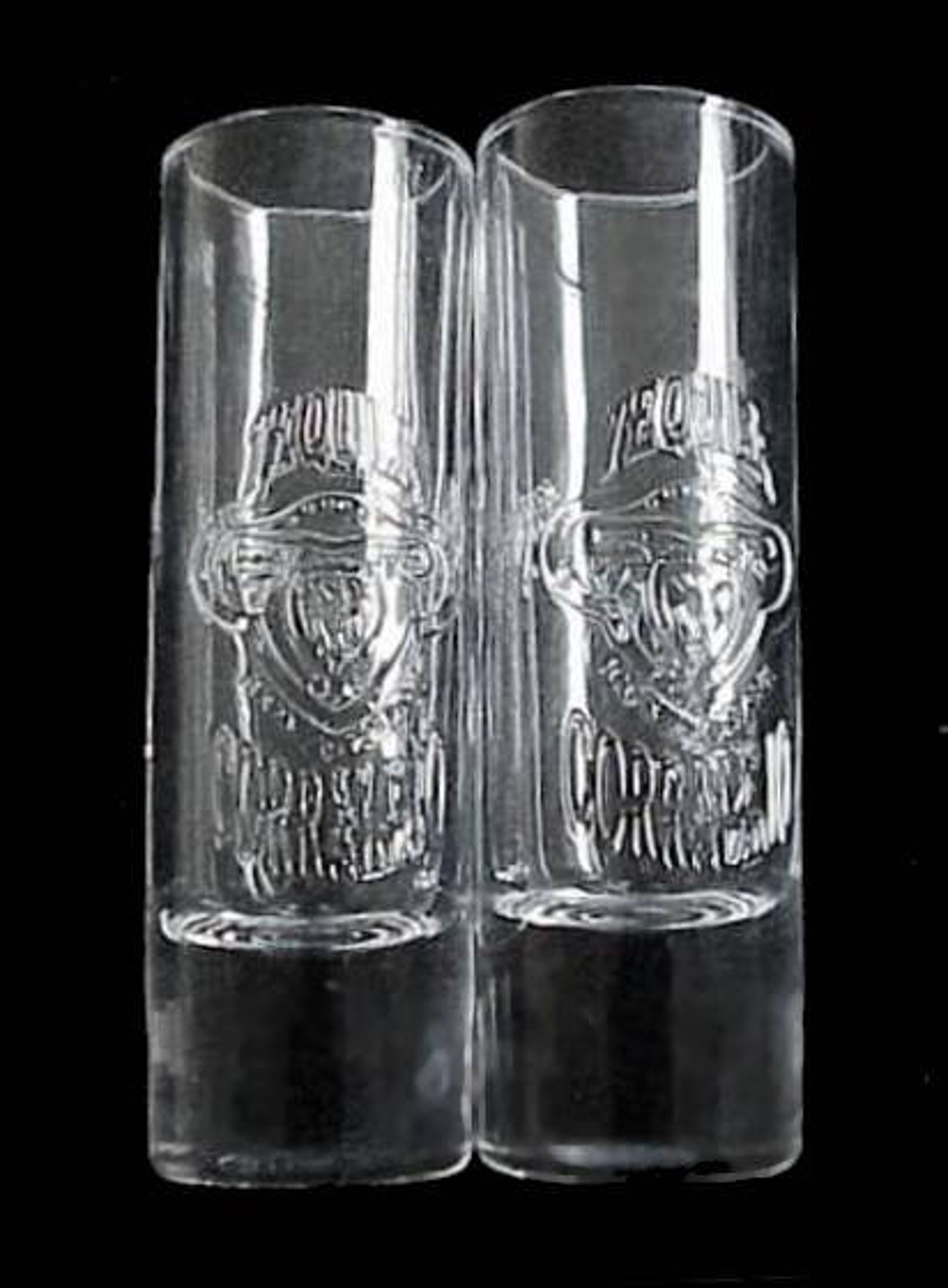 Tequila Corralejo 100 De Agave Shot Glasses Clear Shotgun Etsy