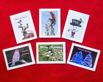 Set of 6 Christmas Note Cards