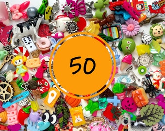 Mix of 50 I spy trinkets objects miniatures. best selling