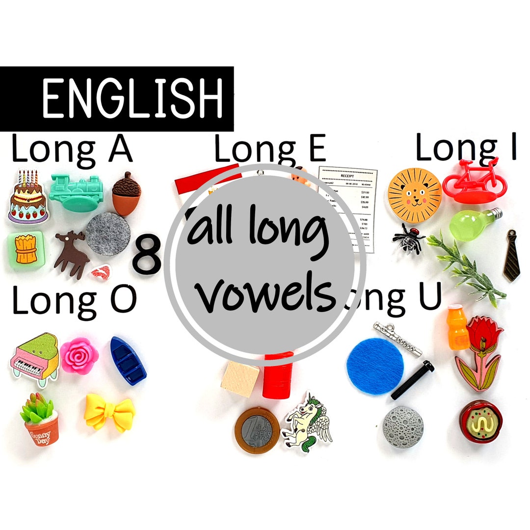 Anchor Words for All Combinations of Long Vowels in English, Montessori