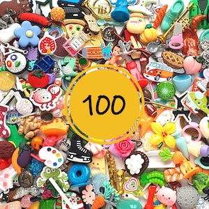 Mix of 100 I spy trinkets objects miniatures. best selling