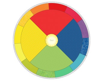 Jahreskalender Baumwolle STOFF Montessori Waldorf kreisförmiger ewiger Kalender