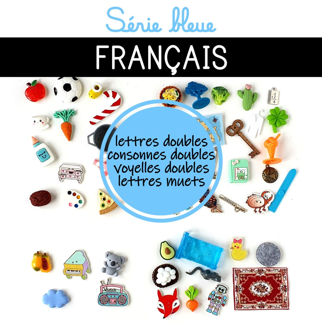 Blue Series - Montessori Language Miniatures FRENCH - Etsy