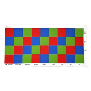 checkerboard fabric math mat Montessori cotton working mat mathematics