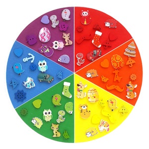 color sorting fabric circle - classification of primary and secondary colors - color sorting set - montessori color box objects