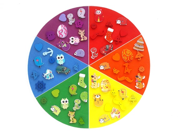 Color Sorting Fabric Circle Classification of Primary and