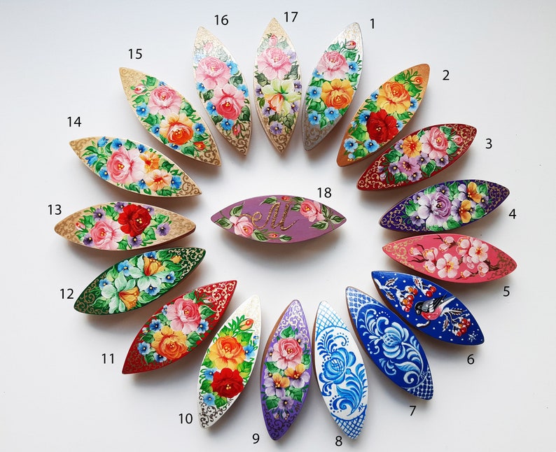 Tatting Shuttle With Painting Drawings Wooden Hand Made Etsy