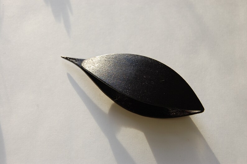 Wooden Tatting Shuttle Hand Made in Black Wood With Pick /& MOP Inlay