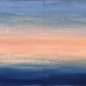 Serene sea sunrise | Ukrainian artist | Oil Painting | Original Painting | Realistic Wall Art | Oil on canvas | By Anna Brazhnikova