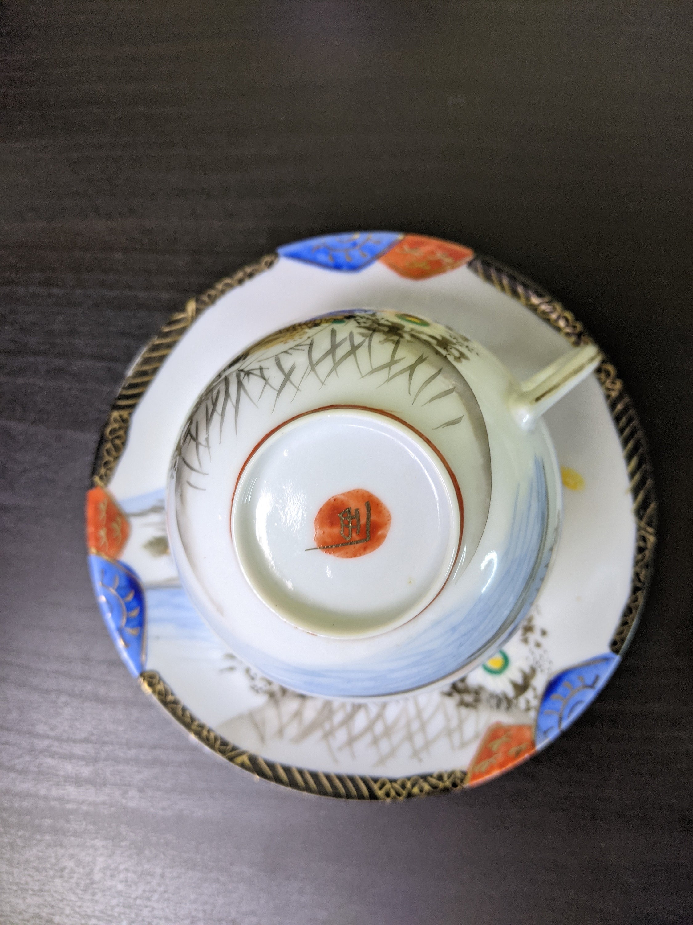 Kutani Japan Eggshell Porcelain Tea Set Vintage Porcelain Home Decor