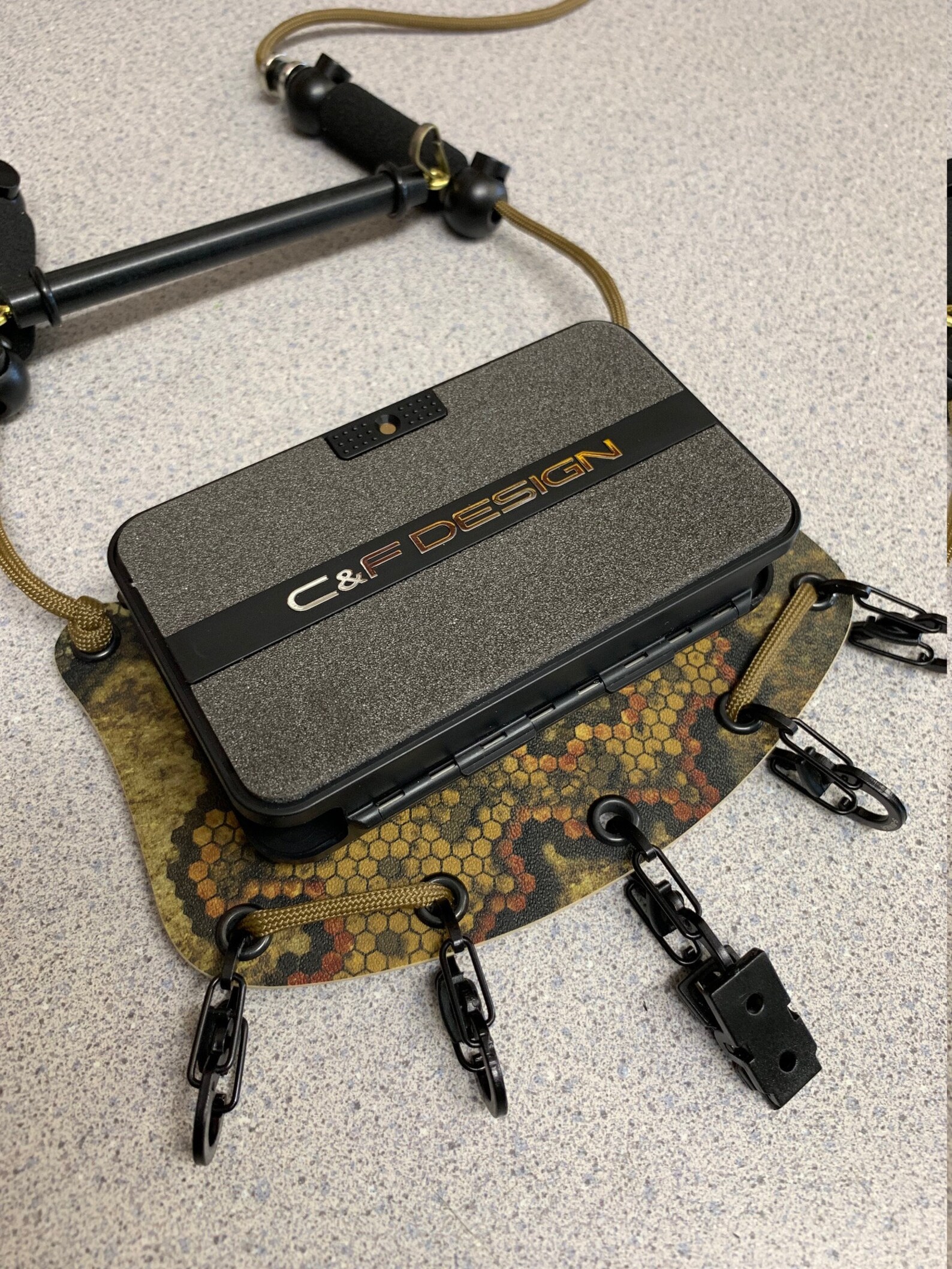 GAME CHANGER II Fly Fishing Lanyard with C&F Fly Box HexCam Etsy