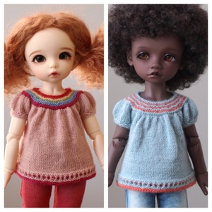 Kensington Market Top for Littlefee / YOSD Dolls (Knitting Pattern)
