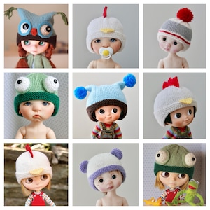 Menagerie of Hats for Dolls of Many Sizes