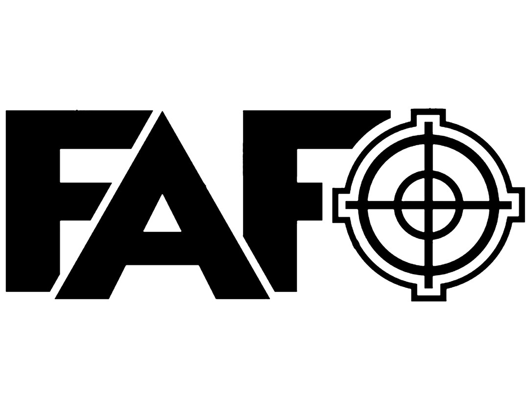 FAFO Die Cut Sticker Car Decal - Etsy