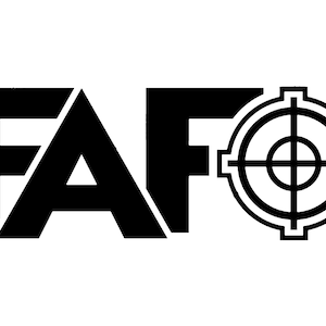 FAFO Die Cut Sticker Car Decal