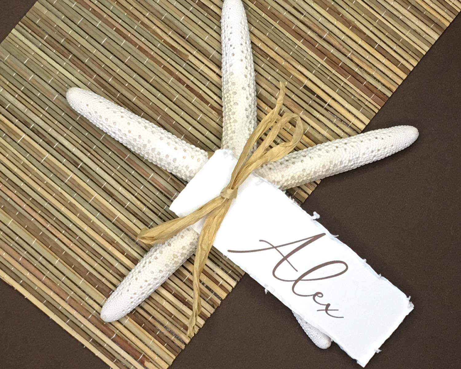 Starfish Place or Escort Cards - Made in the USA