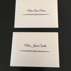 Escort Cards Small Mini  Envelopes  Table numbers cards Great for last minute changes Place Card