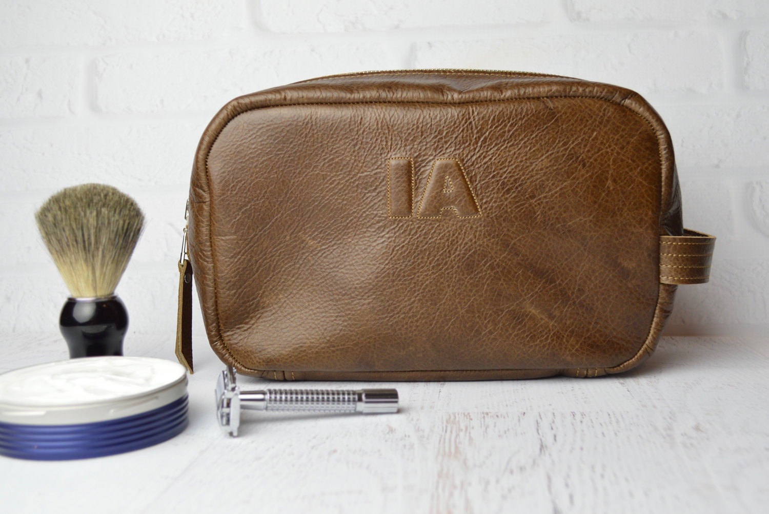 Monogram Dopp Kit Etsy