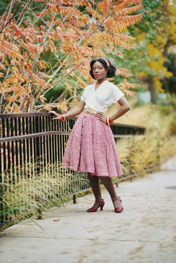 Full circle skirt 1950s 2025