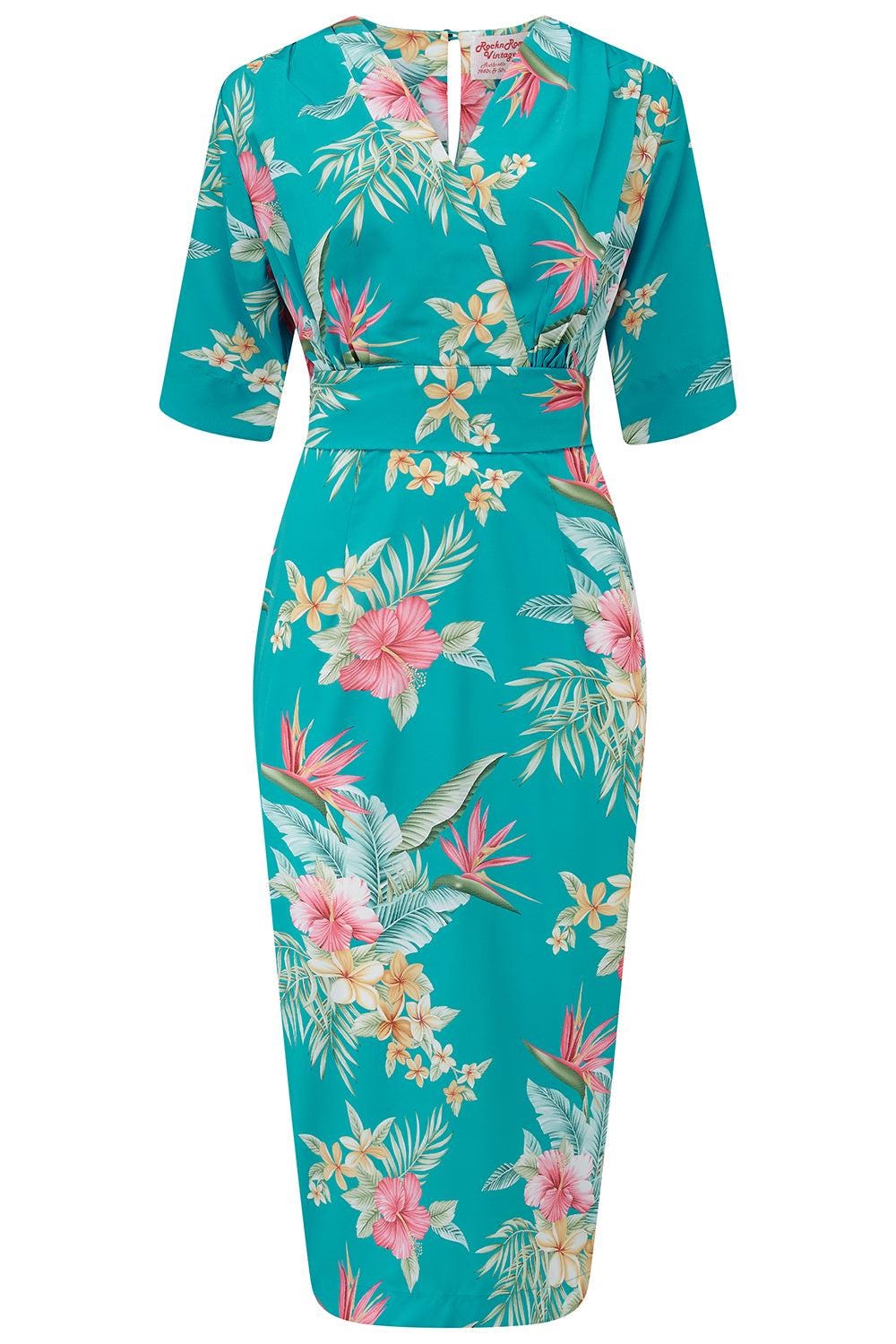 chinese dress ladies Lady Vintage Elsie Dress Fuchsia Floral