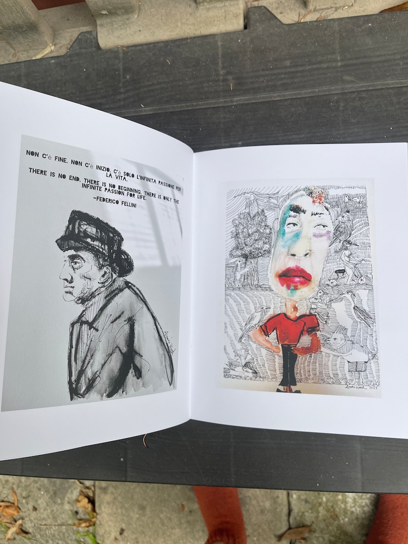 Signed Limited Edition book of drawings and some poems by Annie Wood zdjęcie 3