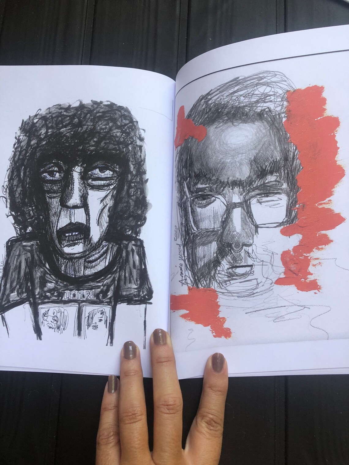 Limited Edition Sketchbook. Signed by Artist. Pen and Ink Etsy