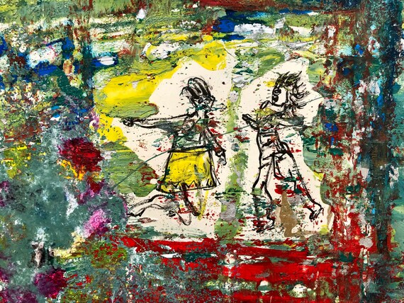 Ahhhh Original Abstract Contemporary Art Appeared In Art Etsy
