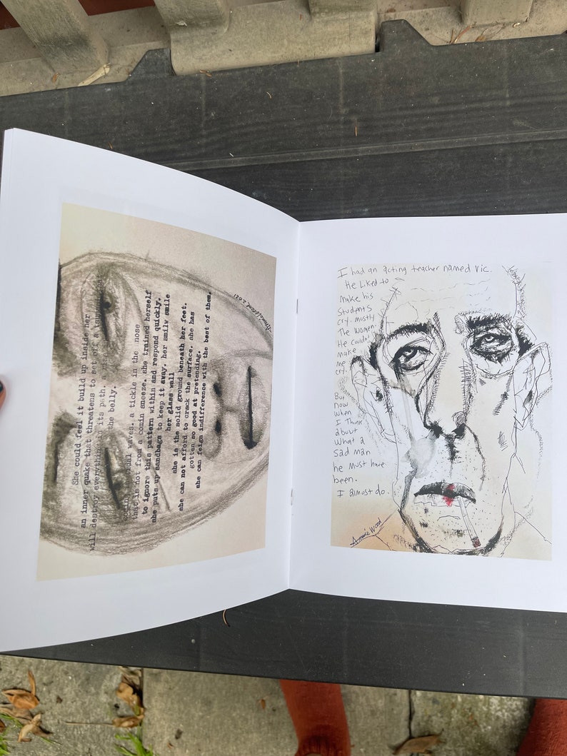 Signed Limited Edition book of drawings and some poems by Annie Wood zdjęcie 4