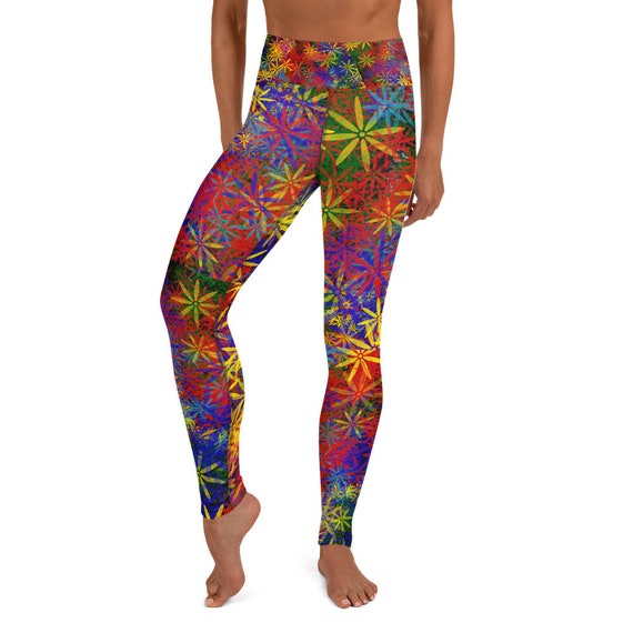 colorful yoga leggings