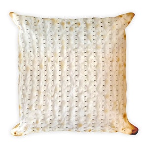 Happy Passover Matzo Square Pillow image 1