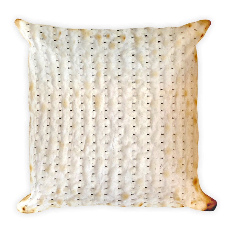 Happy Passover Matzo Square Pillow image 1
