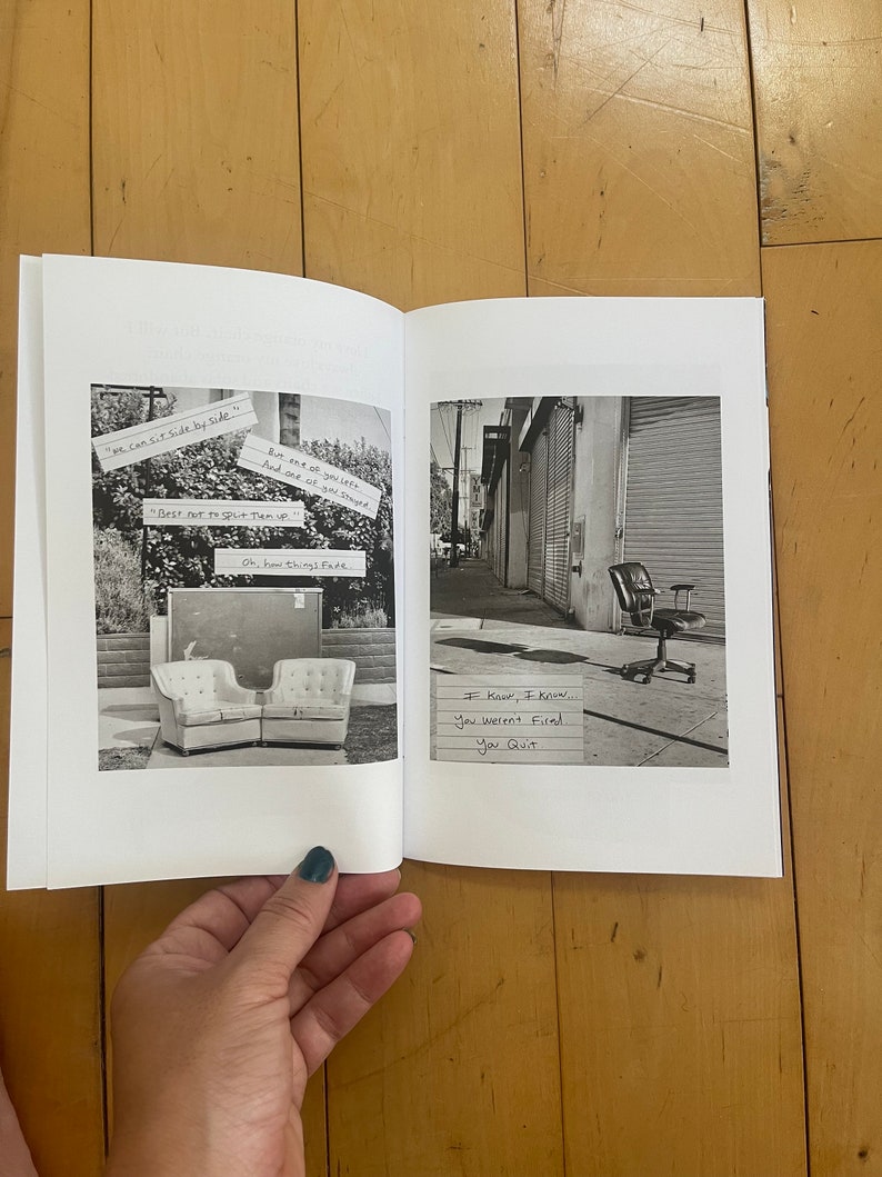 Signed Limited Edition book of photographs of abandoned chairs in Los Angeles by artist, Annie Wood. image 4