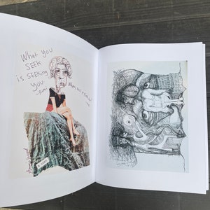 Signed Limited Edition book of drawings and some poems by Annie Wood zdjęcie 5
