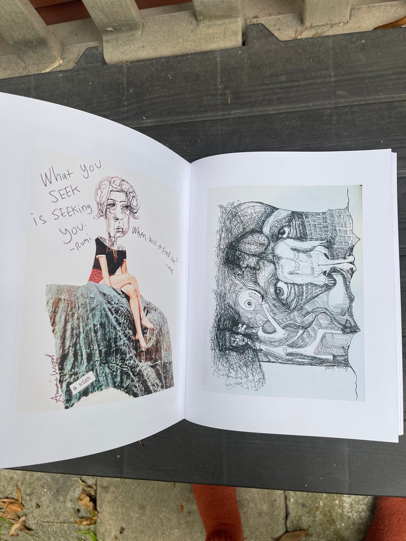 Signed Limited Edition book of drawings and some poems by Annie Wood zdjęcie 5