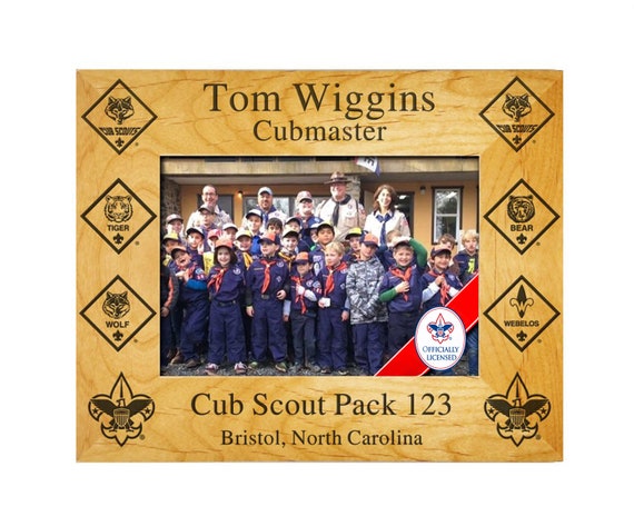 Den Leader Plaque Frame Frame With Cub Scout Rank Insignia BSA