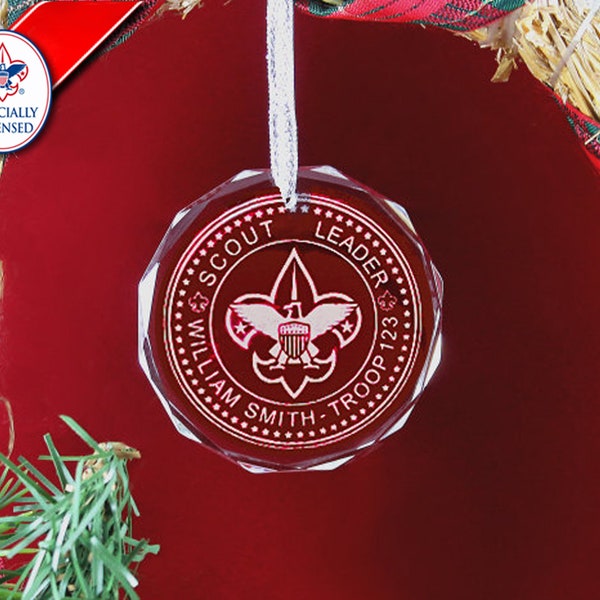 Bsa Eagle Scout Crystal Ornament Etsy