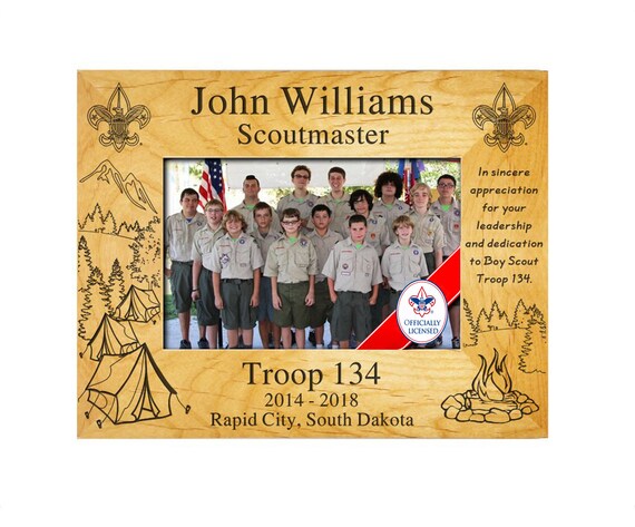 boy scout picture frame
