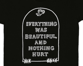 Slaughterhouse Five T-Shirt - Kurt Vonnegut Quote, Screen Printed